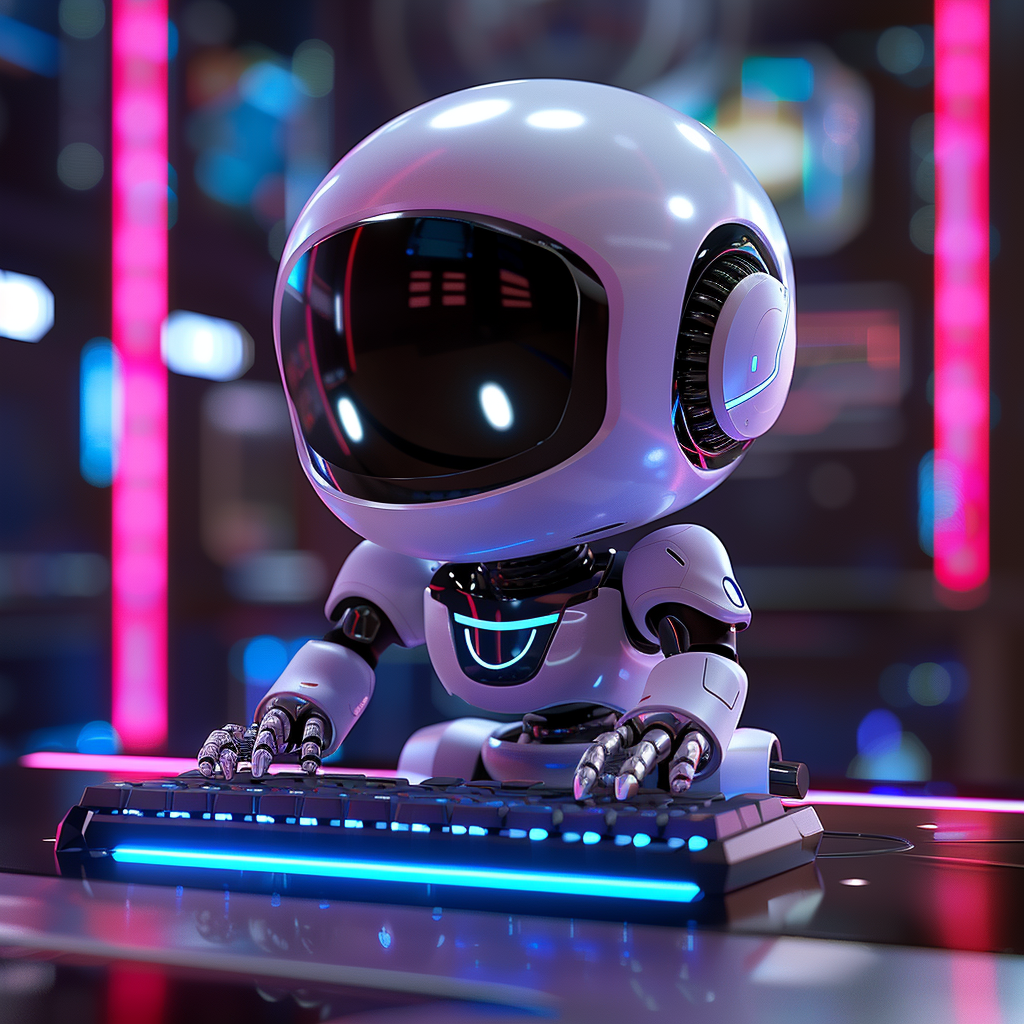 Cute robot AI客戶服務Chatbot